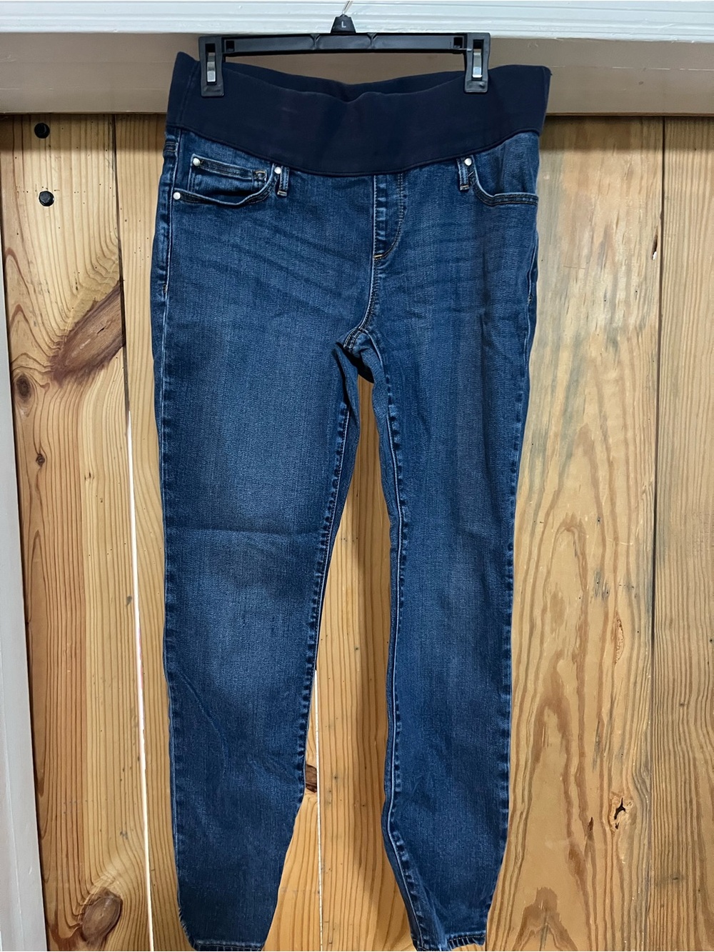 GAP Dark Blue Maternity Jeggings with Stretch Panel